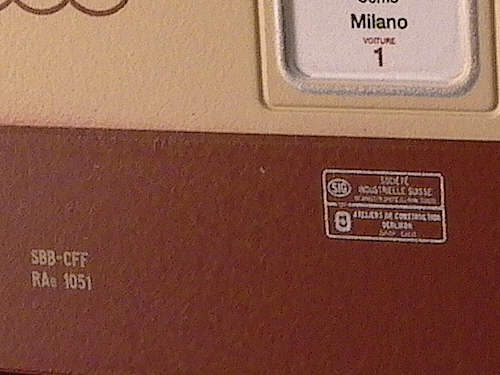 SBB RAe 1051 TEE Gottardo